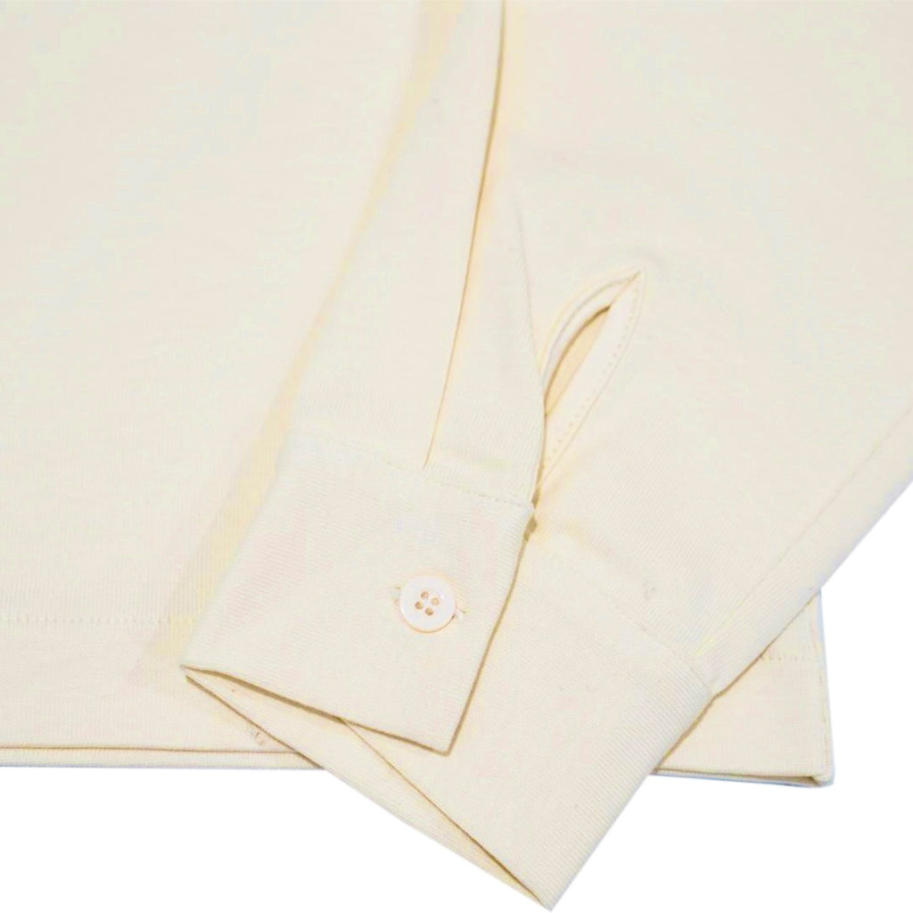 Malak Ecru Stitched Button Down