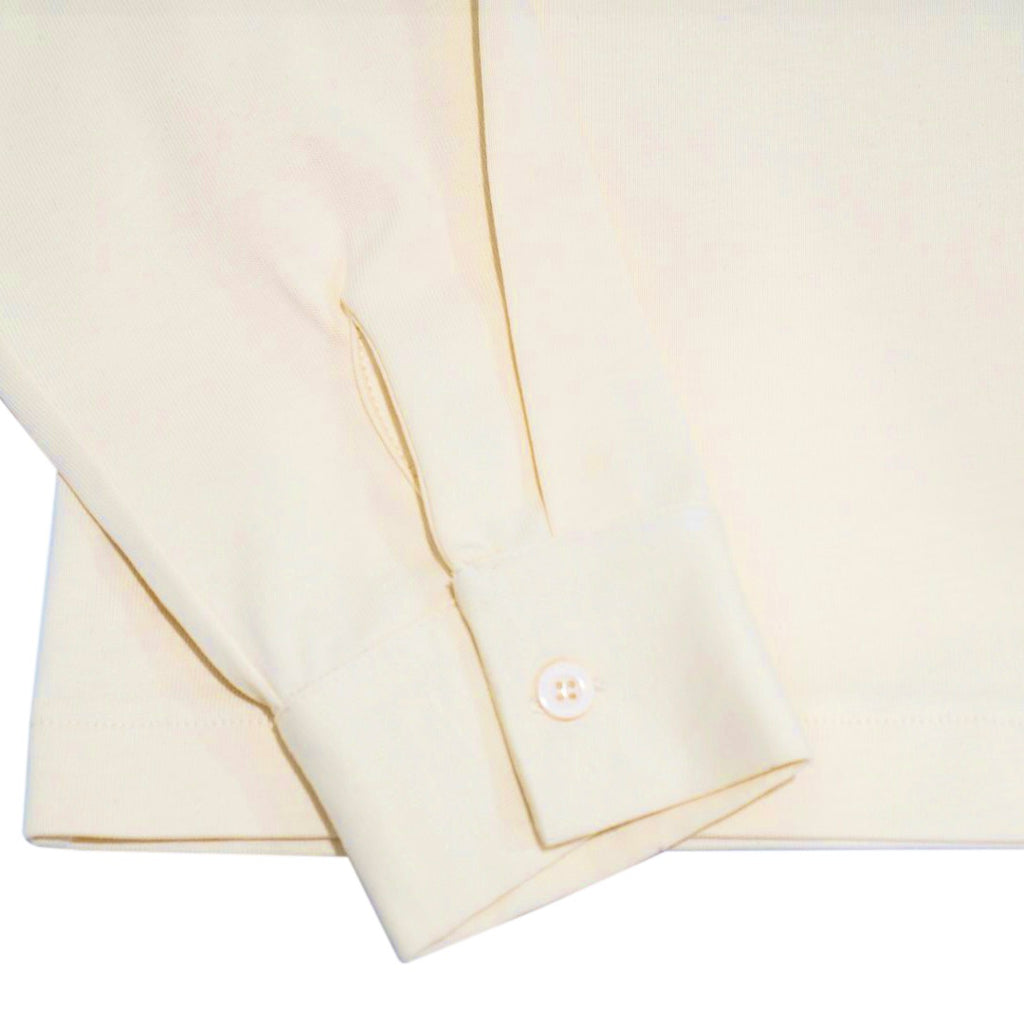 Malak Ecru Stitched Button Down